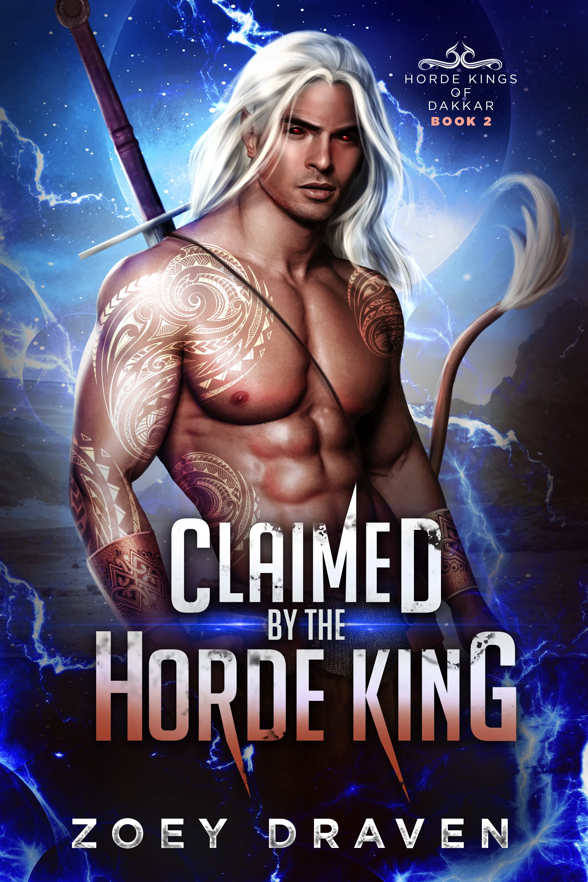 Cover of Claimed by the Horde King by Zoey Draven