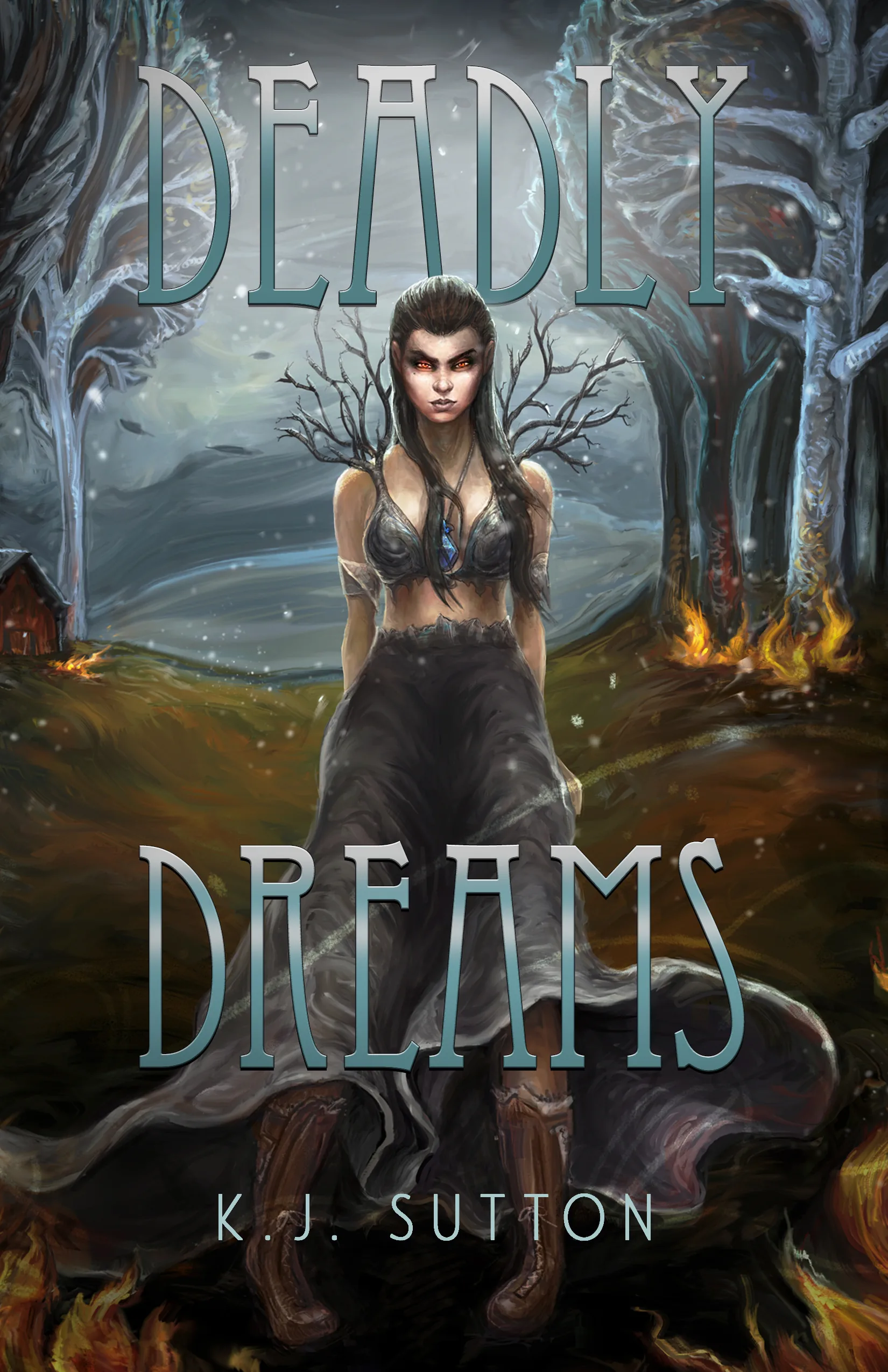 Cover of Deadly Dreams by K.J. Sutton