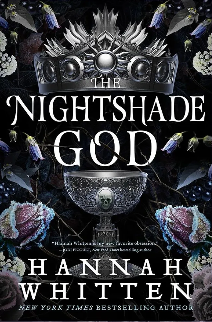 Portada de The Nightshade God, de Hannah F. Whitten