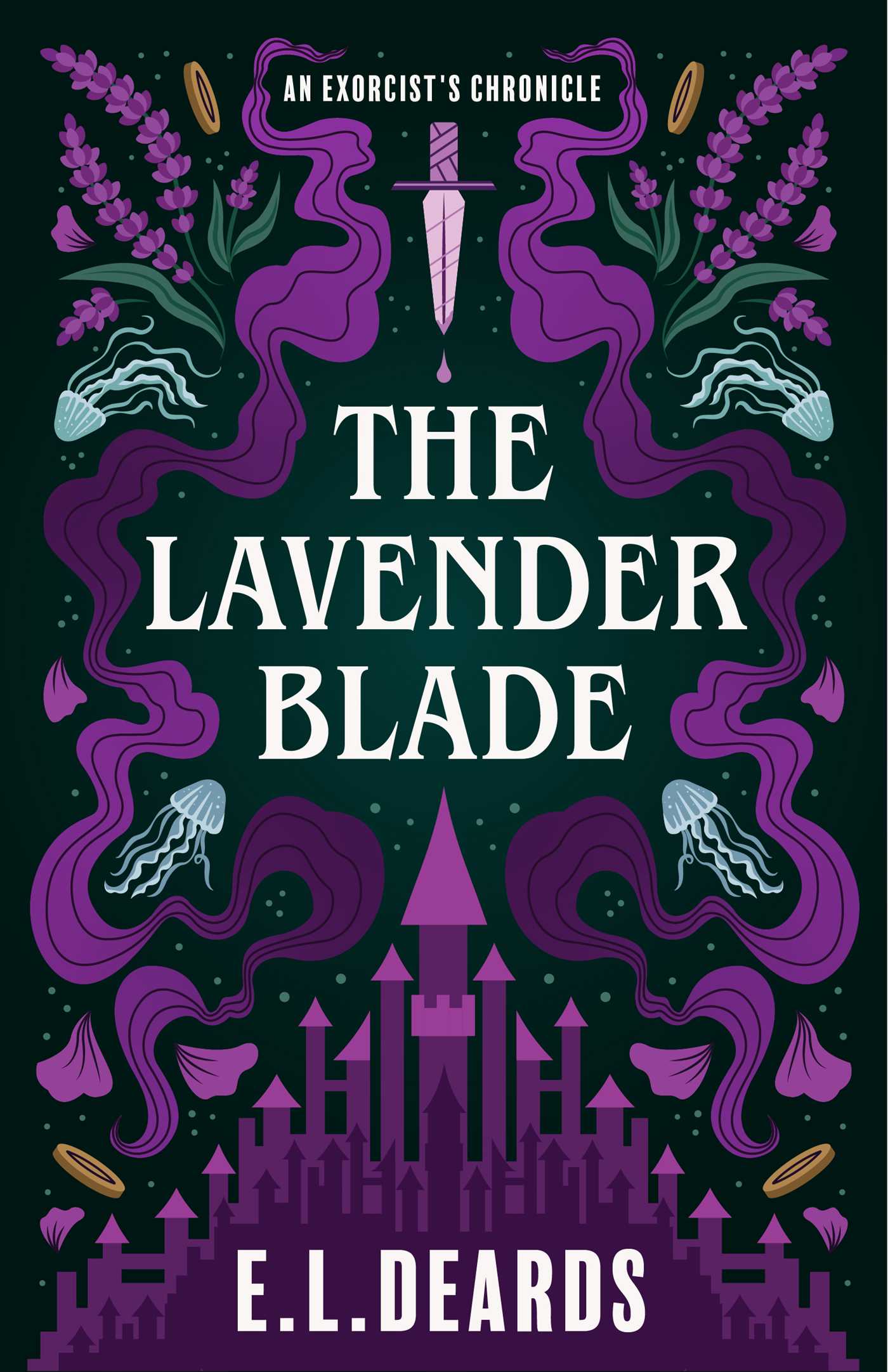 Portada de The Lavender Blade: An Exorcist's Chronicle, de E.L. Deards