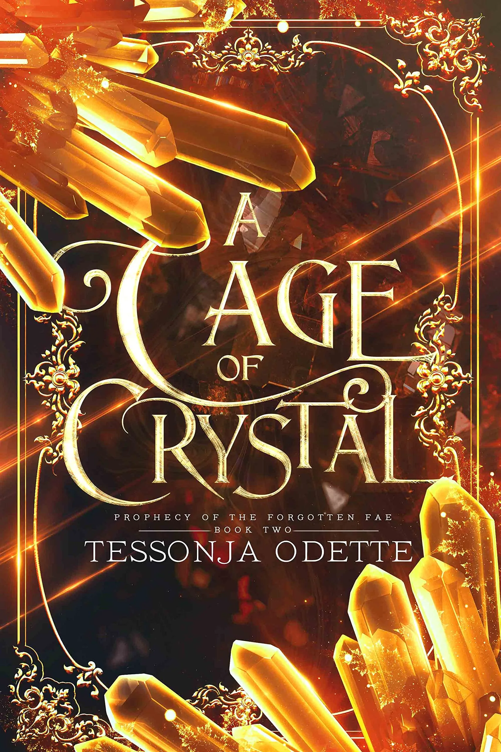 Cover of A Cage of Crystal by Tessonja Odette