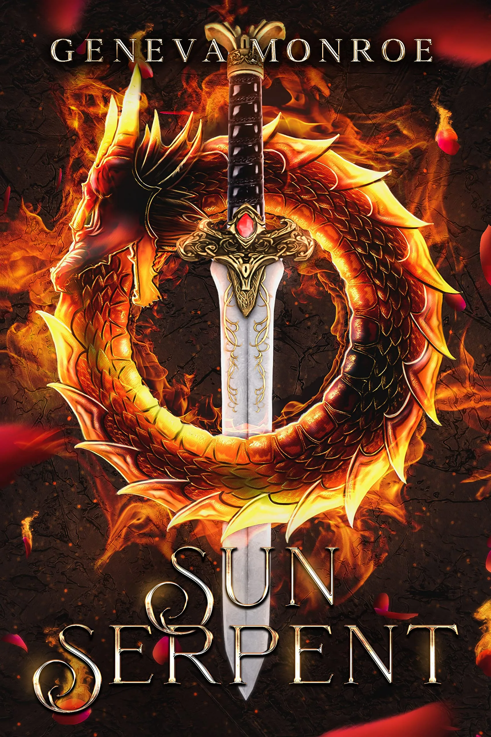 Portada de Sun Serpent, de Geneva Monroe
