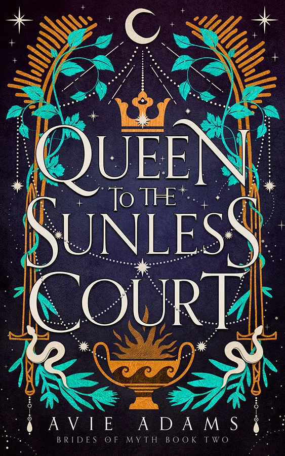 Cover of Queen to the Sunless Court by Avie Adams
