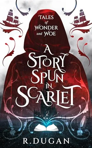 Portada de A Story Spun in Scarlet, de Renee Dugan