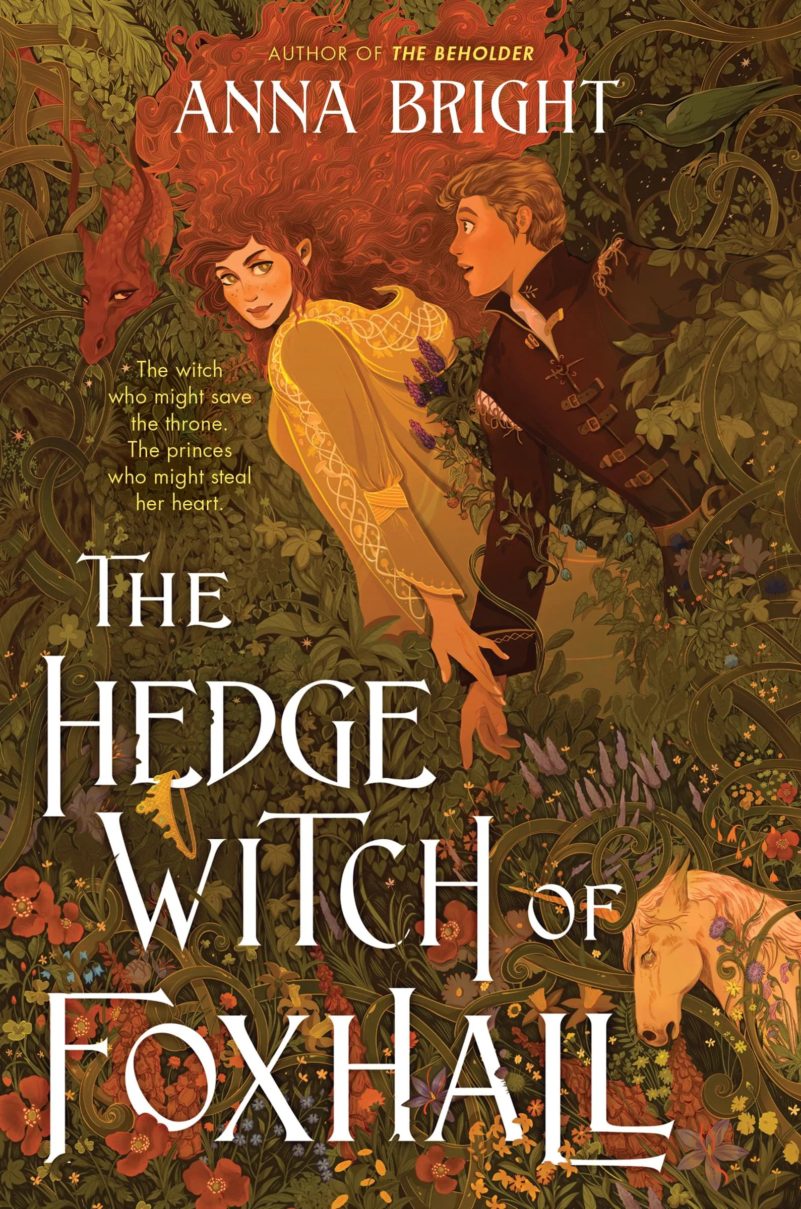 Portada de The Hedgewitch of Foxhall, de Anna Bright