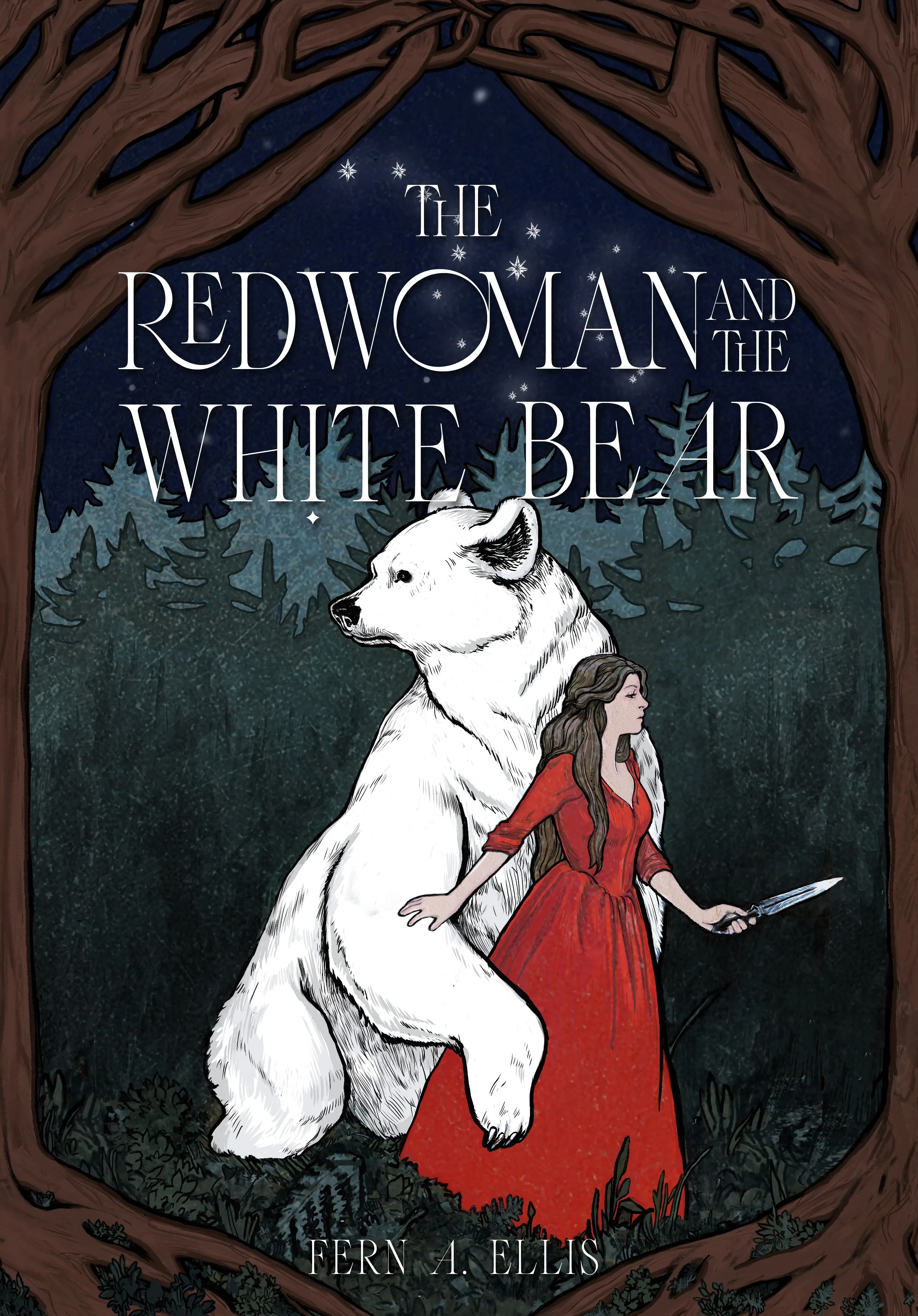 Cover of The Red Woman and the White Bear by Fern A. Ellis