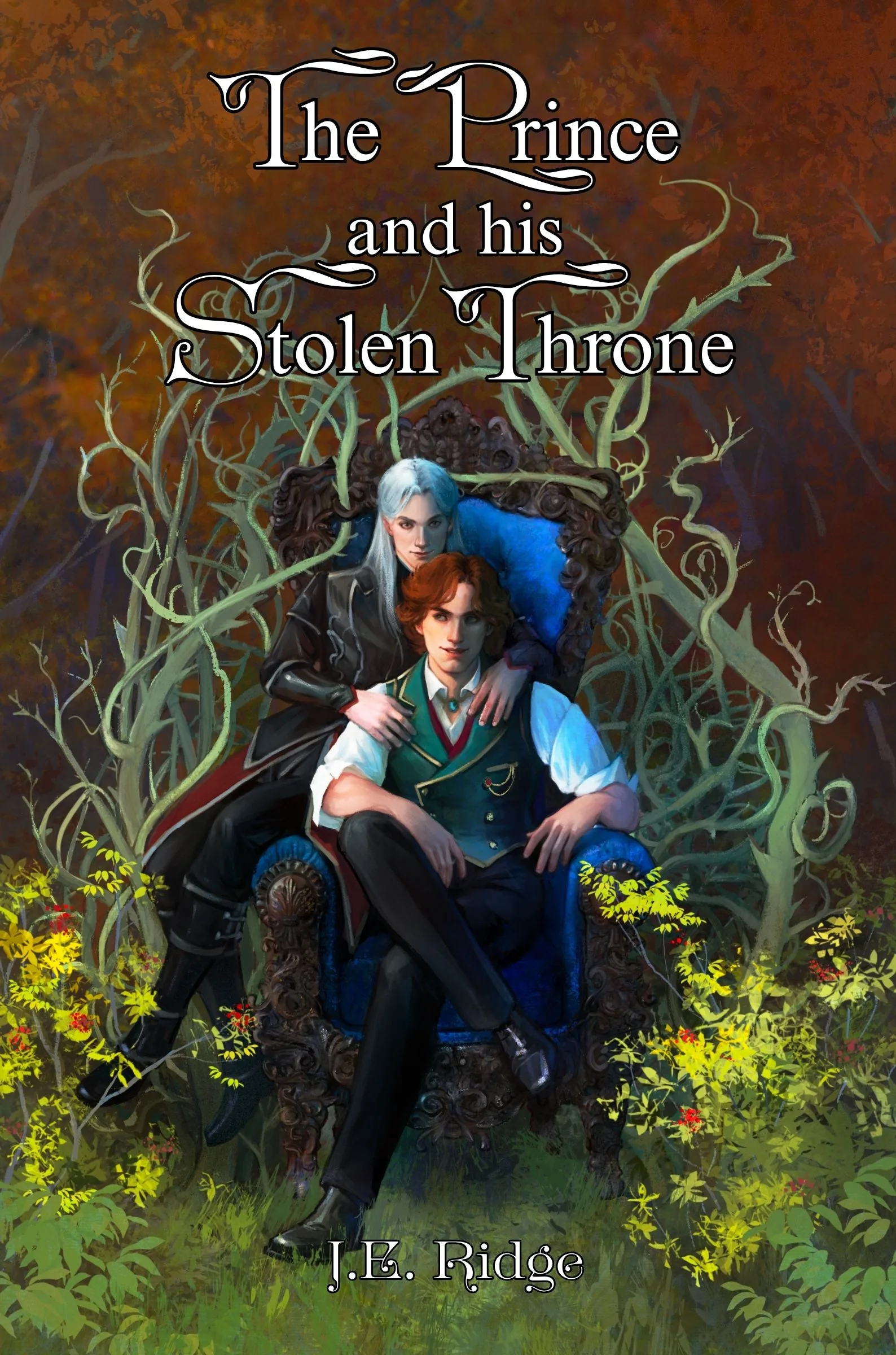Cover of The Prince and His Stolen Throne by J.E. Ridge