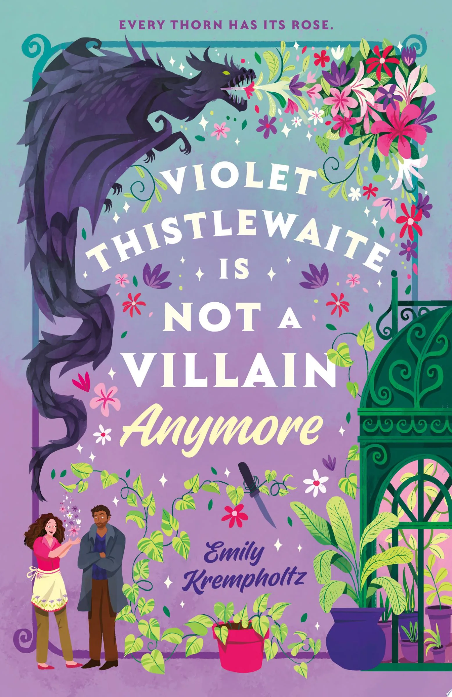 Cover of Violet Thistlewaite Is Not a Villain Anymore by Emily Krempholtz