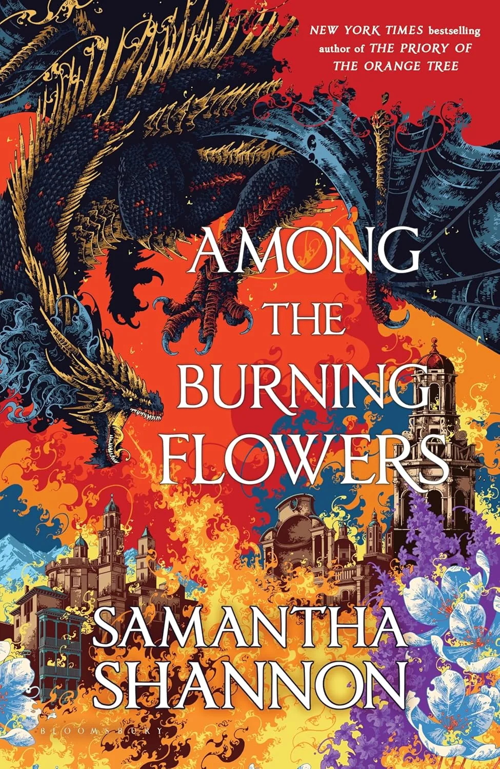 Portada de Among the Burning Flowers, de Samantha Shannon