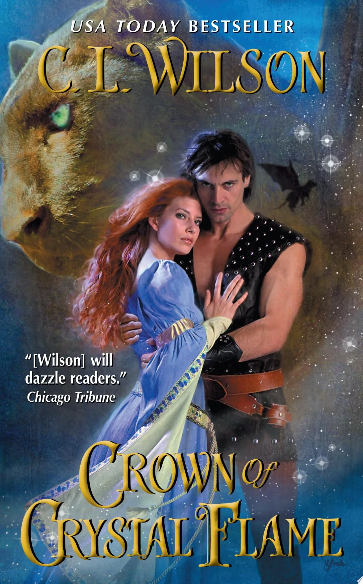 Portada de Crown of Crystal Flame, de C.L. Wilson
