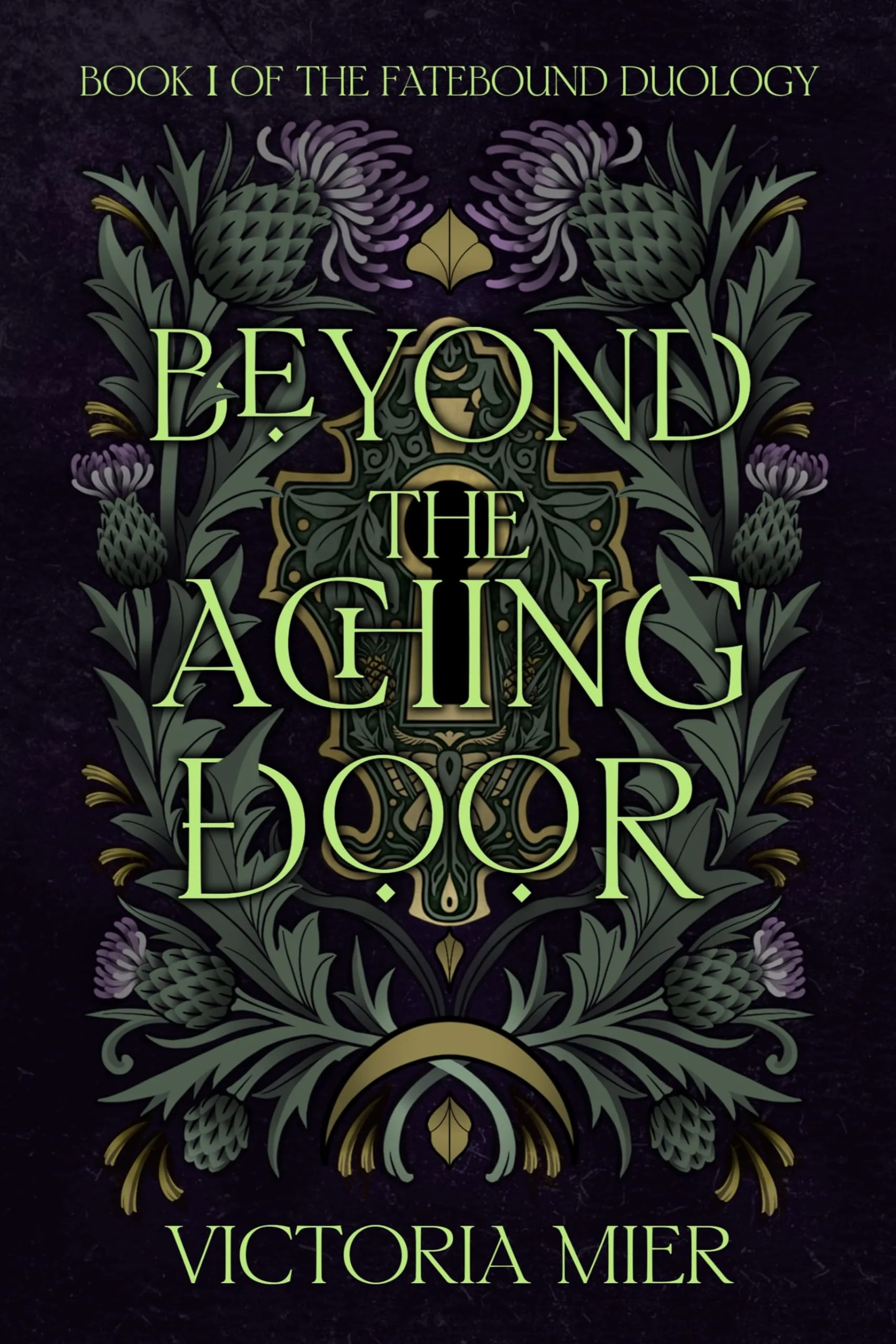 Portada de Beyond the Aching Door, de Victoria Mier