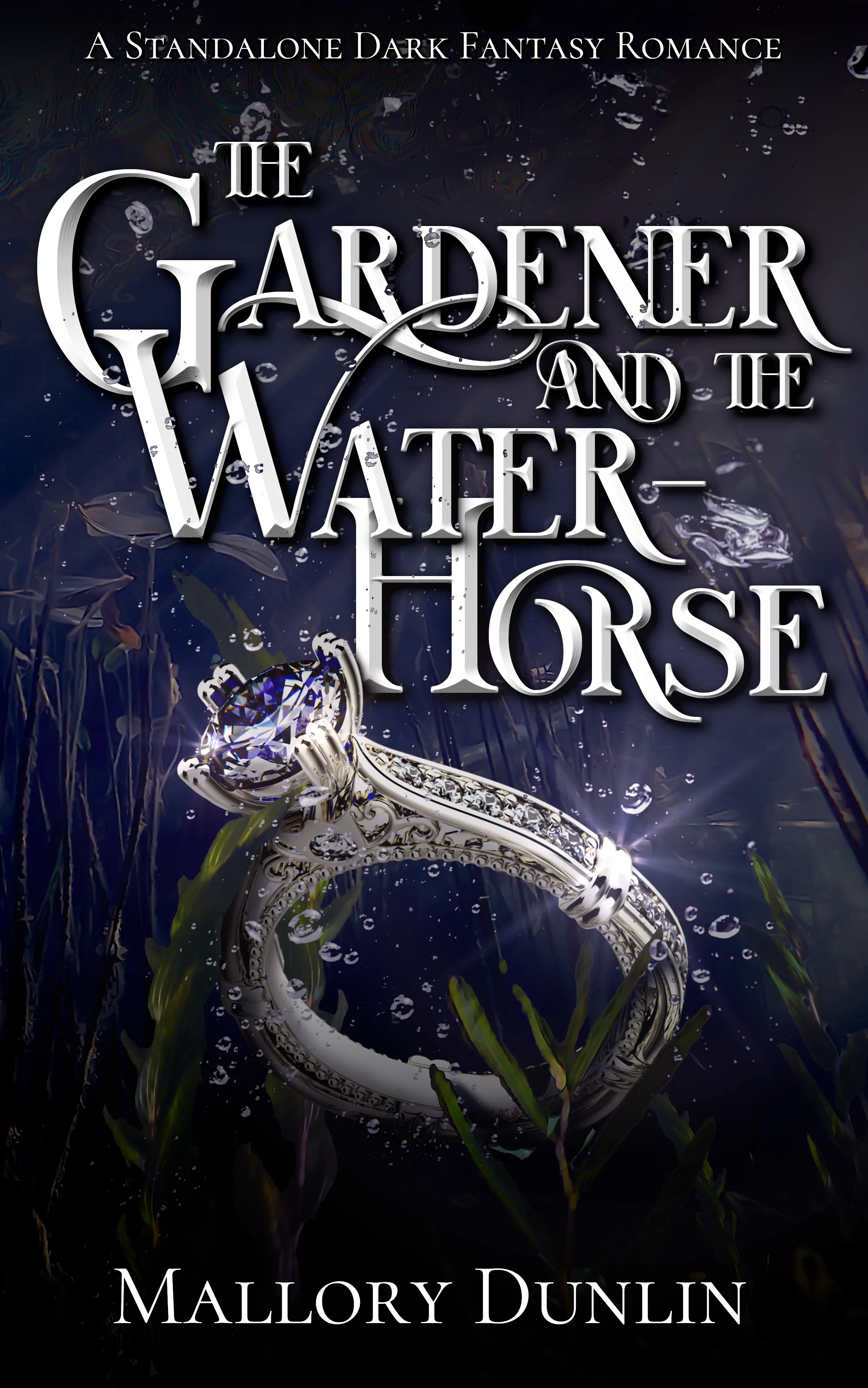 Portada de The Gardener and the Water-horse, de Mallory Dunlin