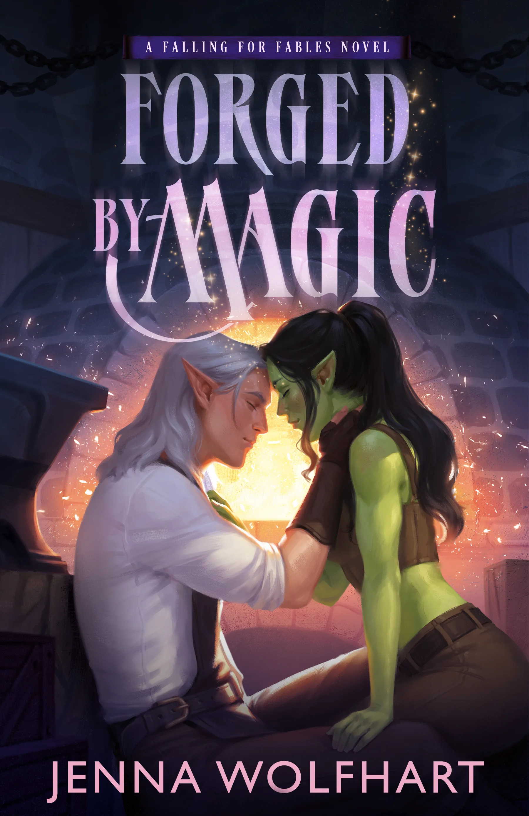 Cover of Forged by Magic by Jenna Wolfhart