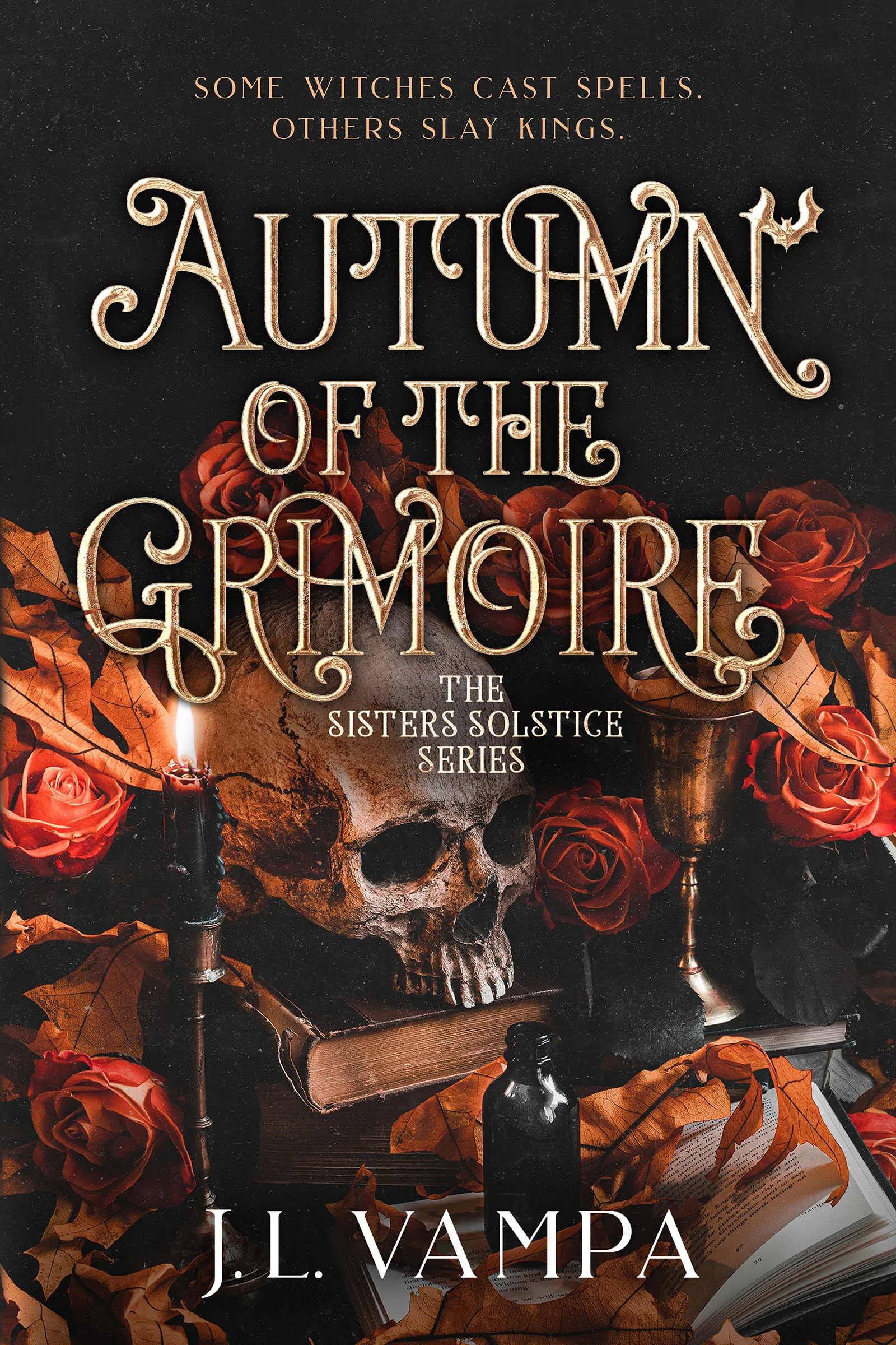 Portada de Autumn of the Grimoire, de J.L. Vampa