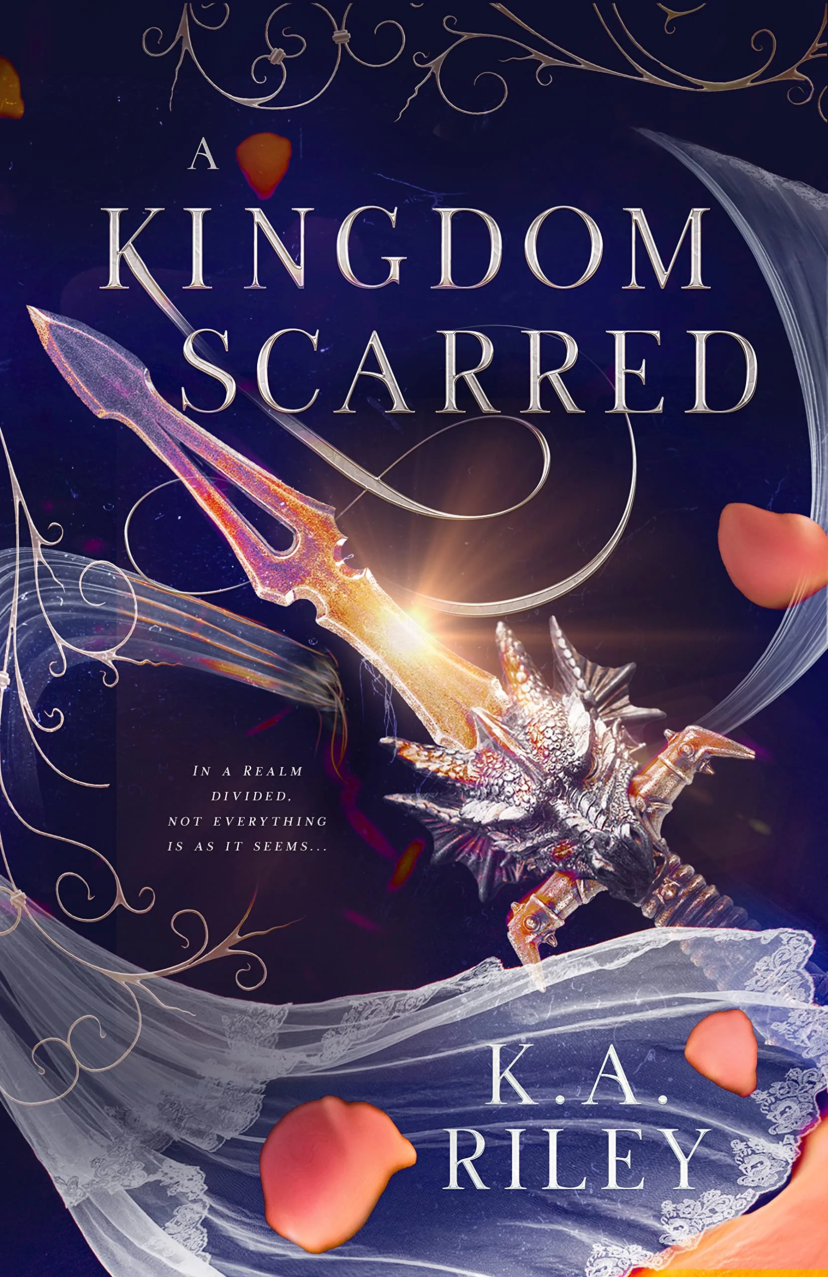 Portada de A Kingdom Scarred, de K.A. Riley