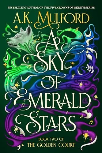 Portada de A Sky of Emerald Stars, de A.K. Mulford