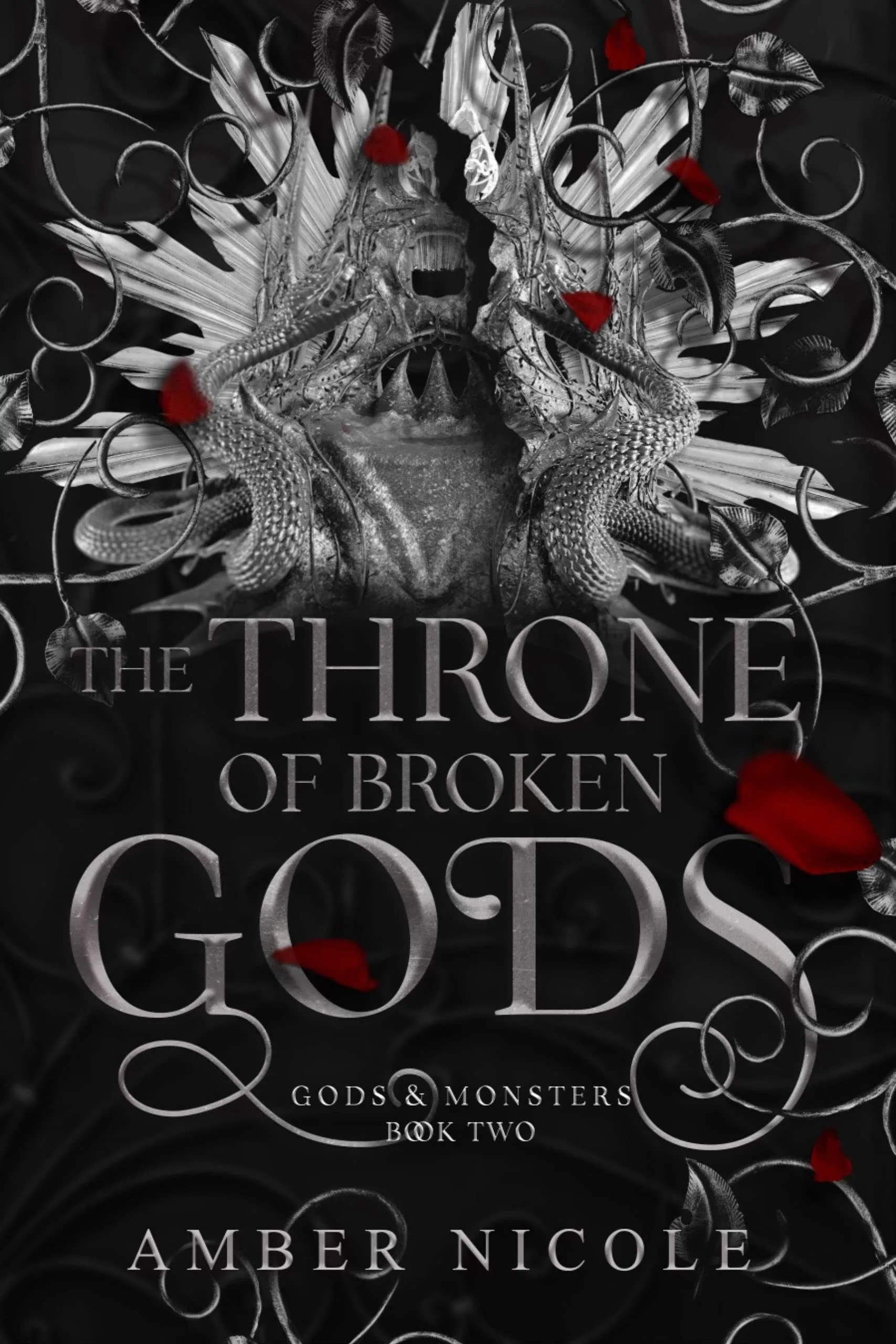 Cover of The Throne of Broken Gods by Amber V. Nicole