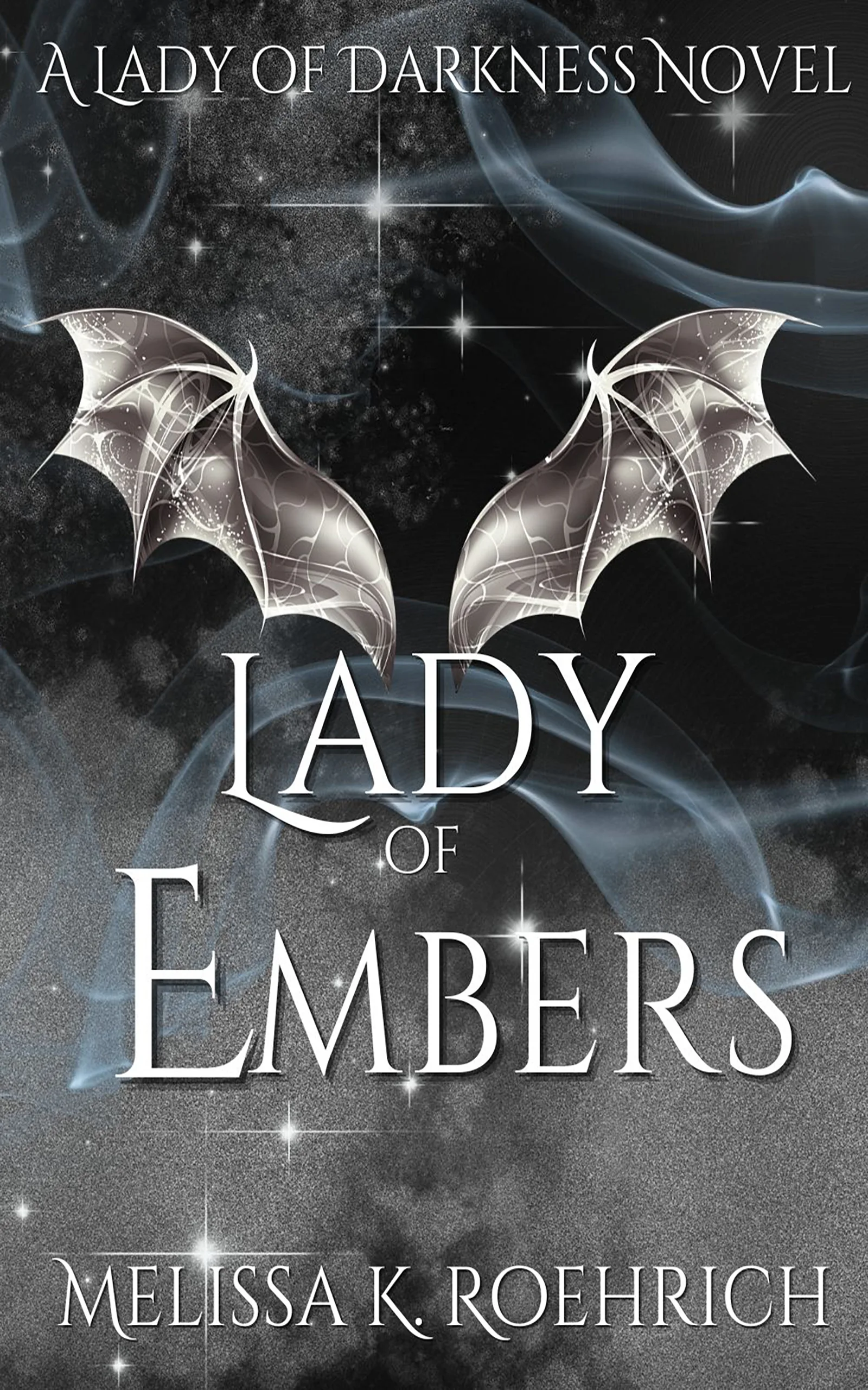 Portada de Lady of Embers, de Melissa K. Roehrich