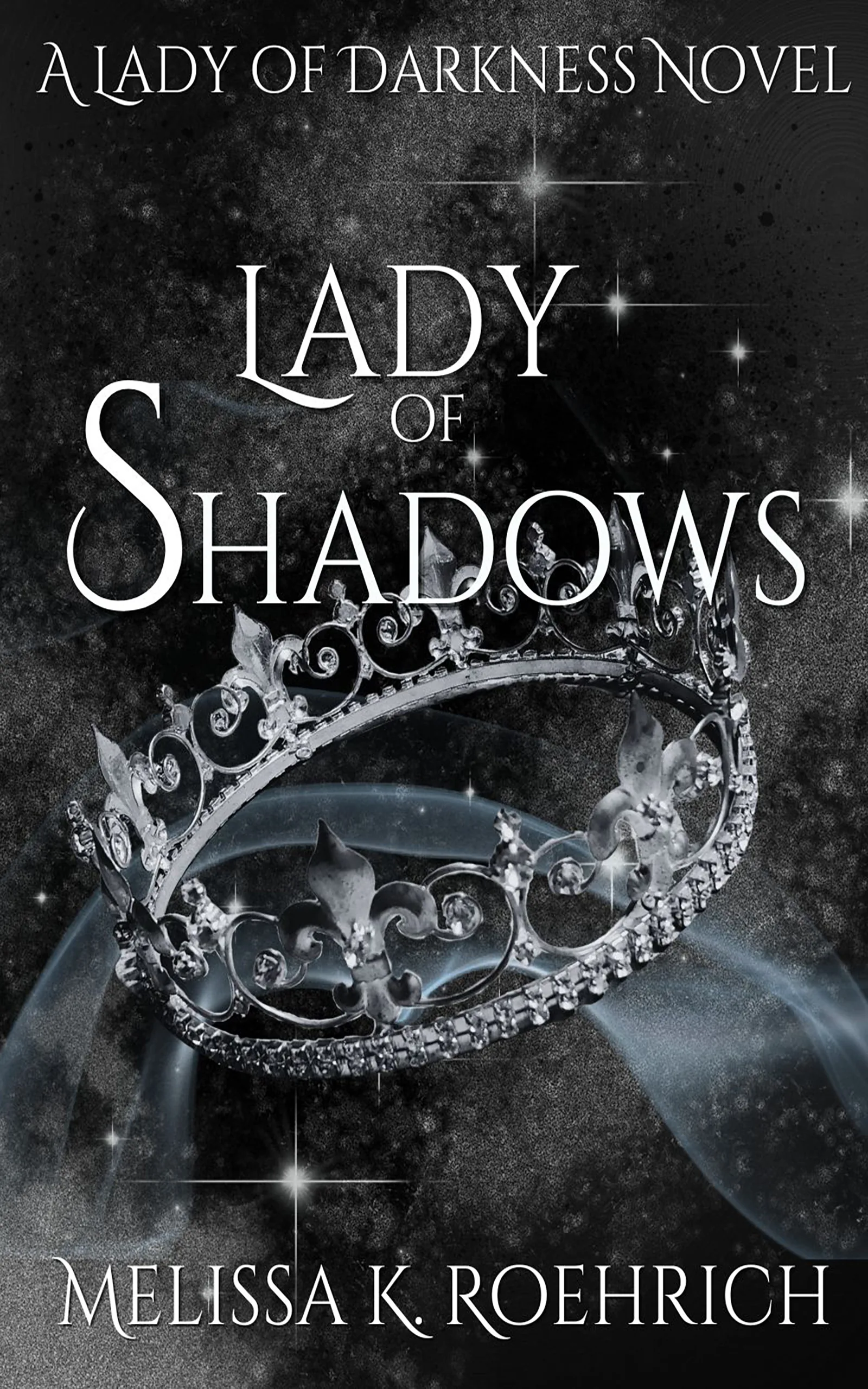 Portada de Lady of Shadows, de Melissa K. Roehrich