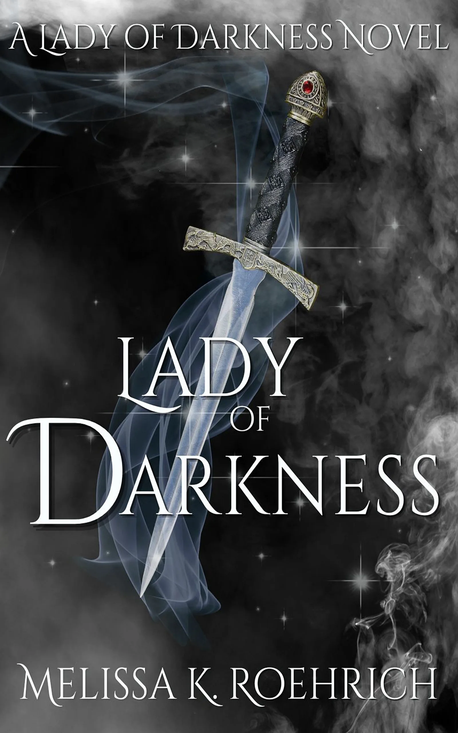 Cover of Lady of Darkness by Melissa K. Roehrich