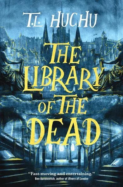 Portada de The Library of the Dead, de T.L. Huchu