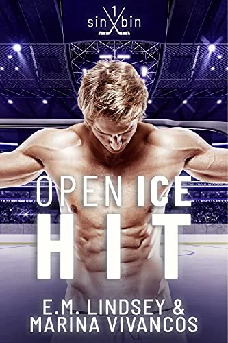 Cover of Open Ice Hit by E.M. Lindsey & Marina Vivancos